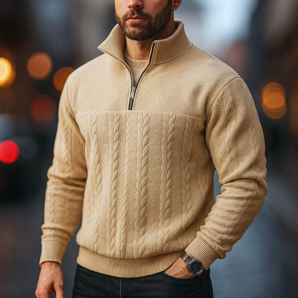 Hudson Jacquard Sweater