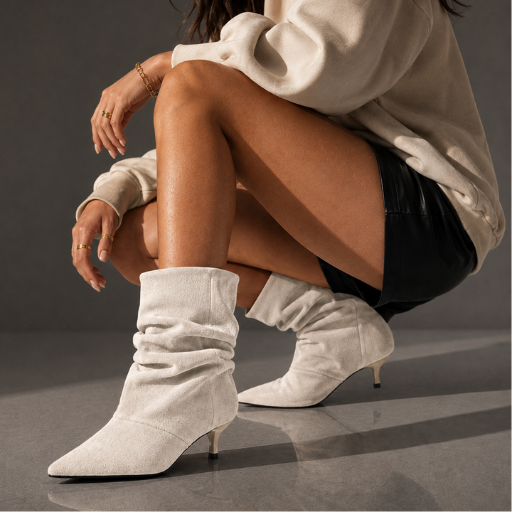 Marlowe Suede Slouch Boots