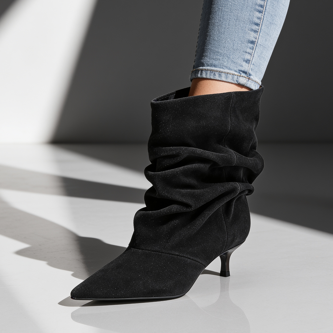 Marlowe Suede Slouch Boots
