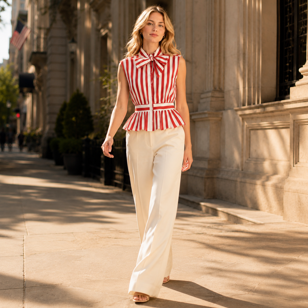 Ava Striped Top
