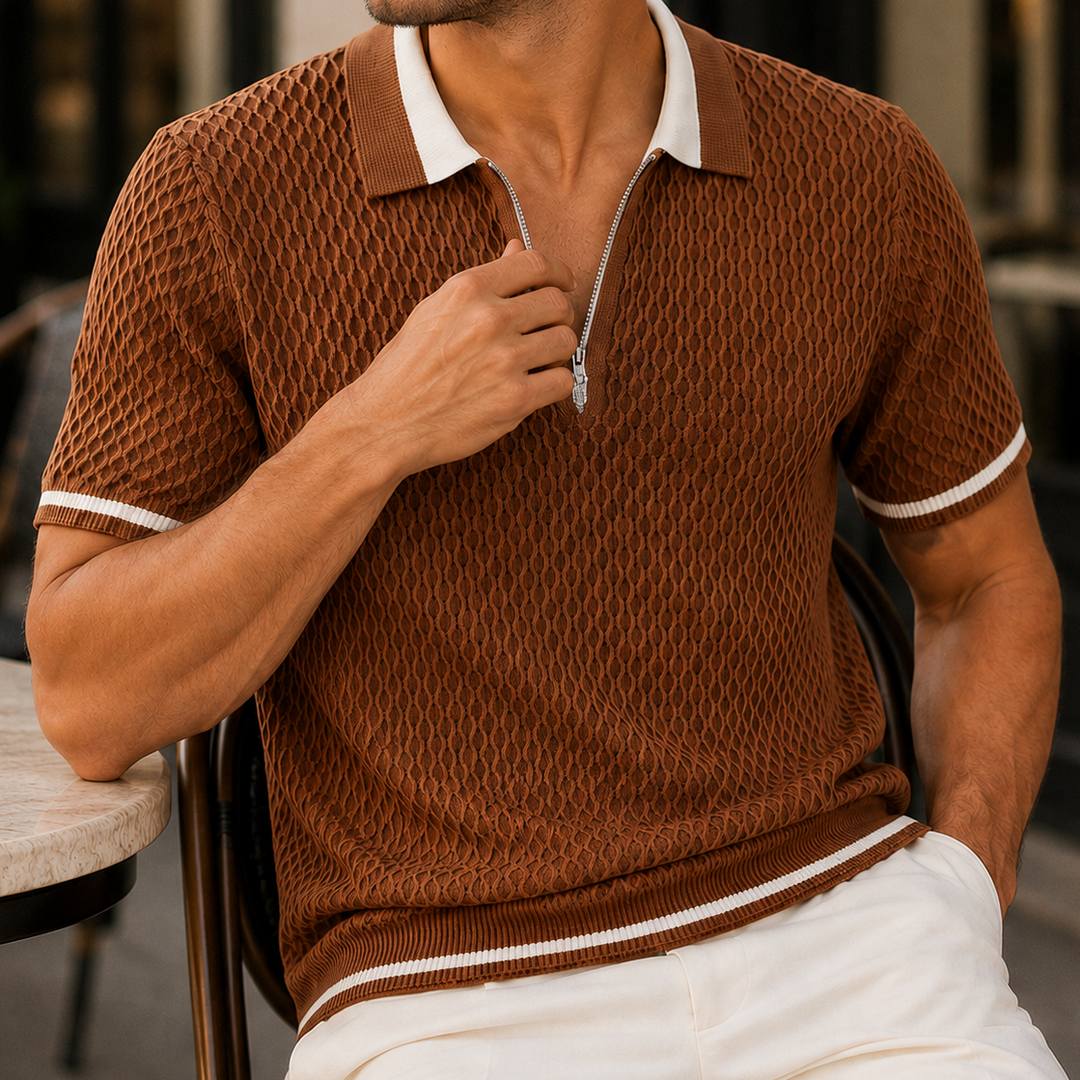 Santino Zip Polo