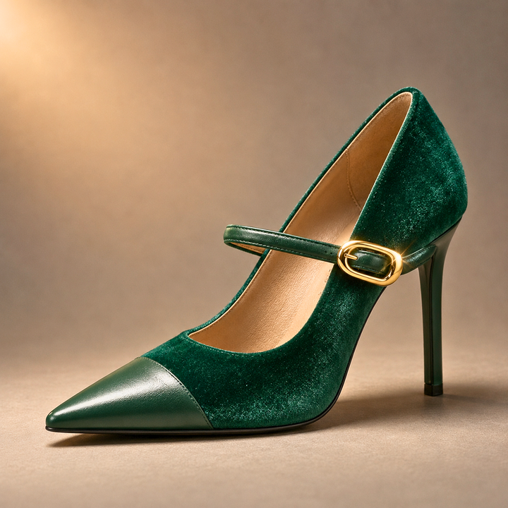 Ariella Velvet Heels