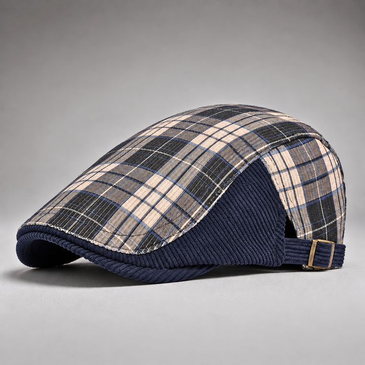 Crawford Plaid Driving Cap