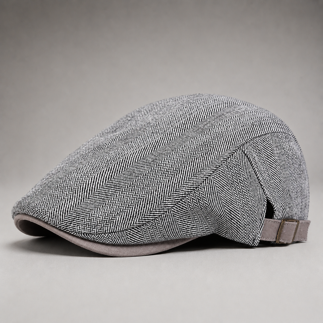 Windsor Herringbone Driving Cap