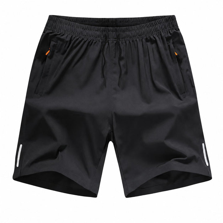 Dalton Flex Shorts in Classic Black, flat lay