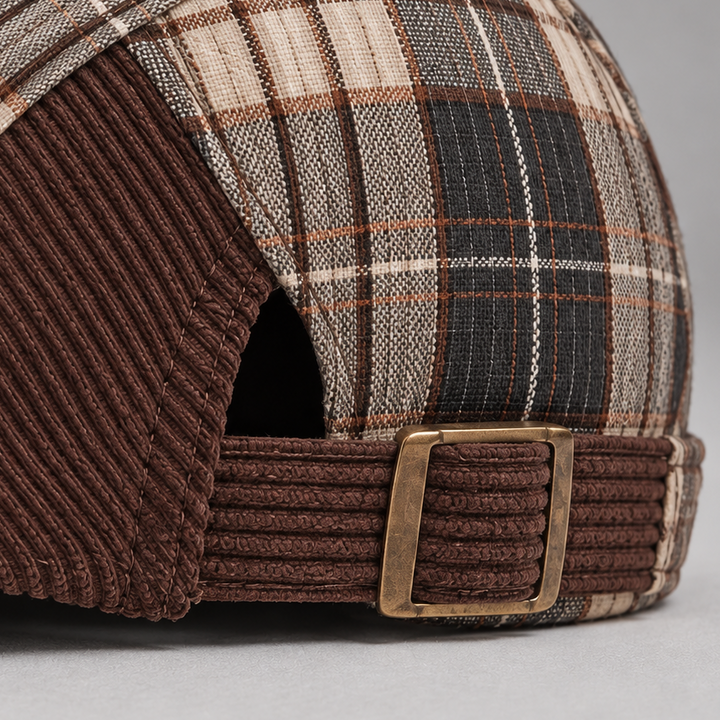 Crawford Plaid Driving Cap