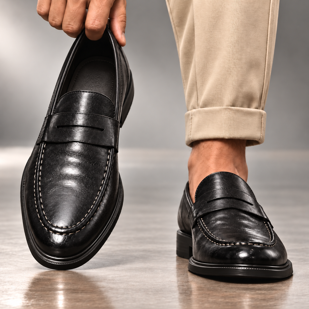 Giovanni Leather Loafers