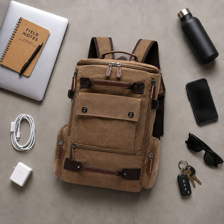 Carter Canvas Backpack