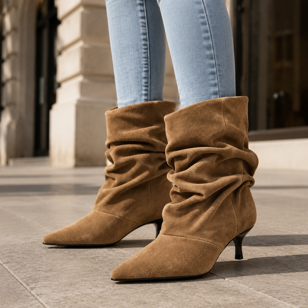 Marlowe Suede Slouch Boots
