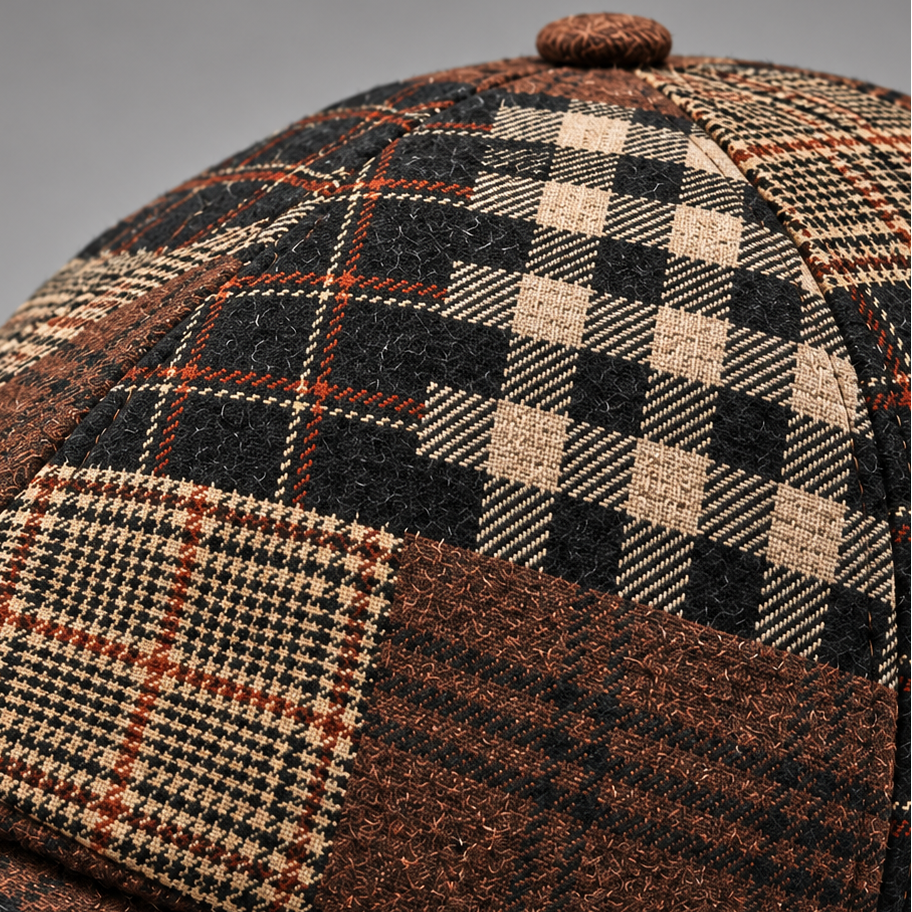Thatcher Plaid Driving Cap
