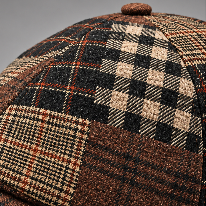 Thatcher Plaid Driving Cap