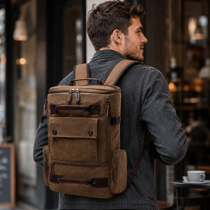 Carter Canvas Backpack