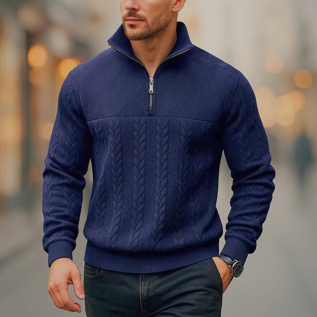Hudson Jacquard Sweater