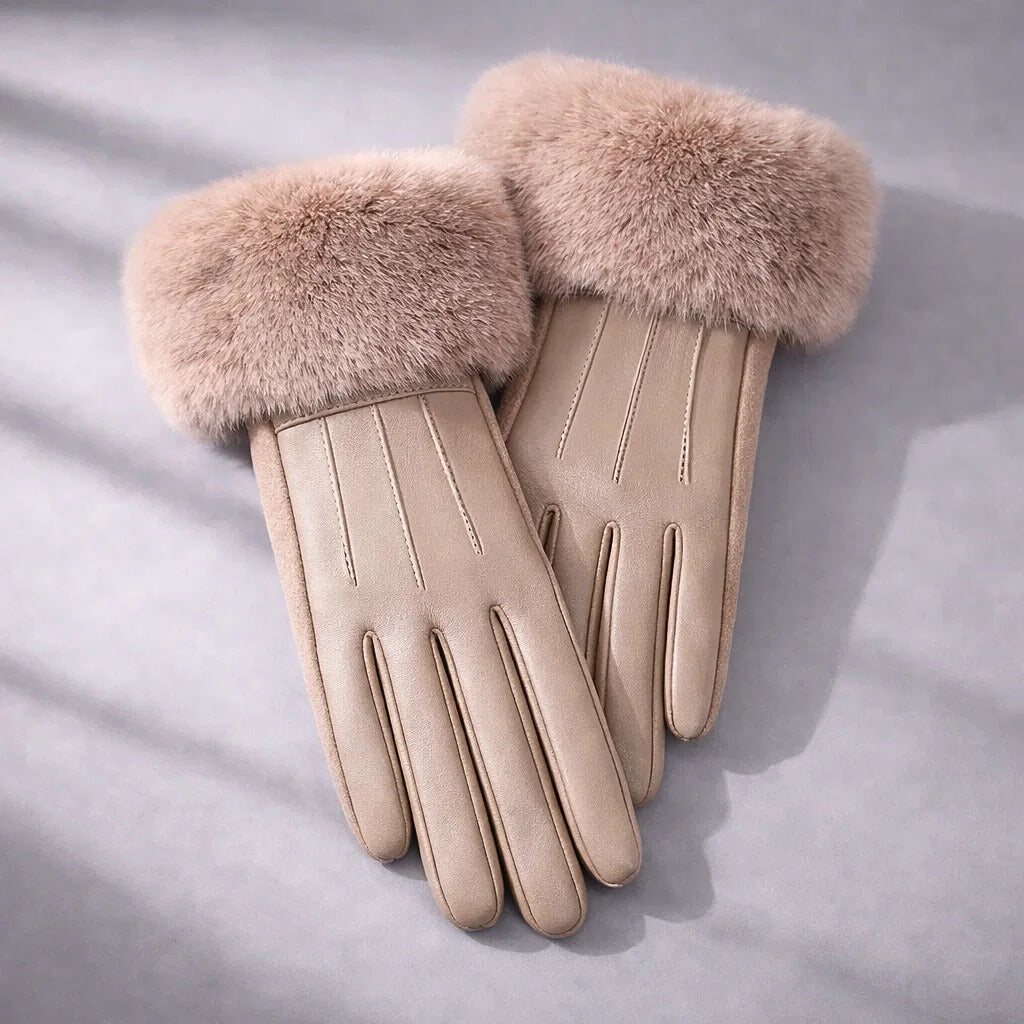 Celeste Fur Gloves