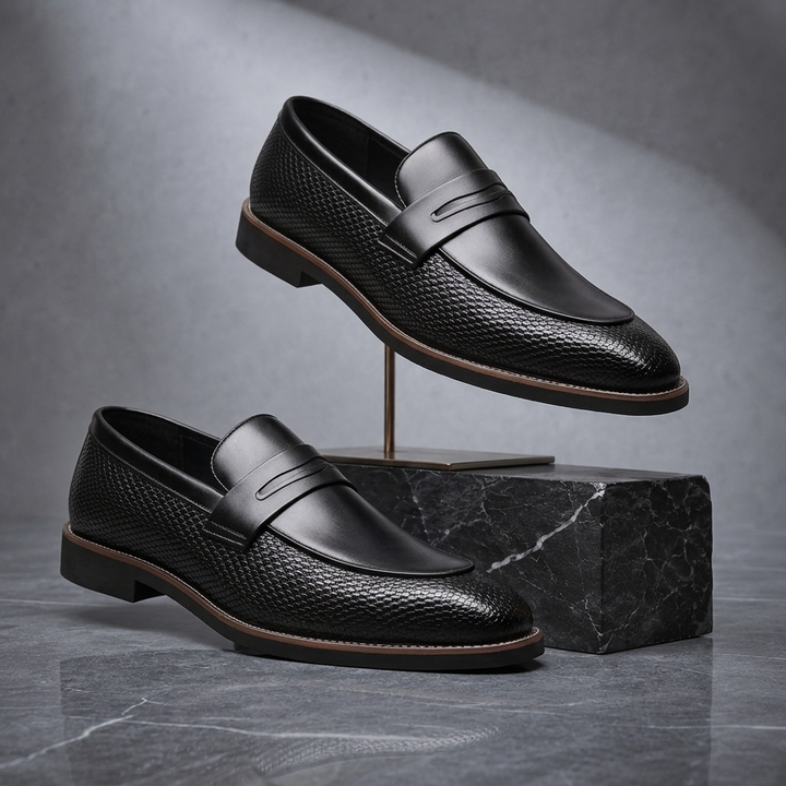 Marcelli Leather Loafers