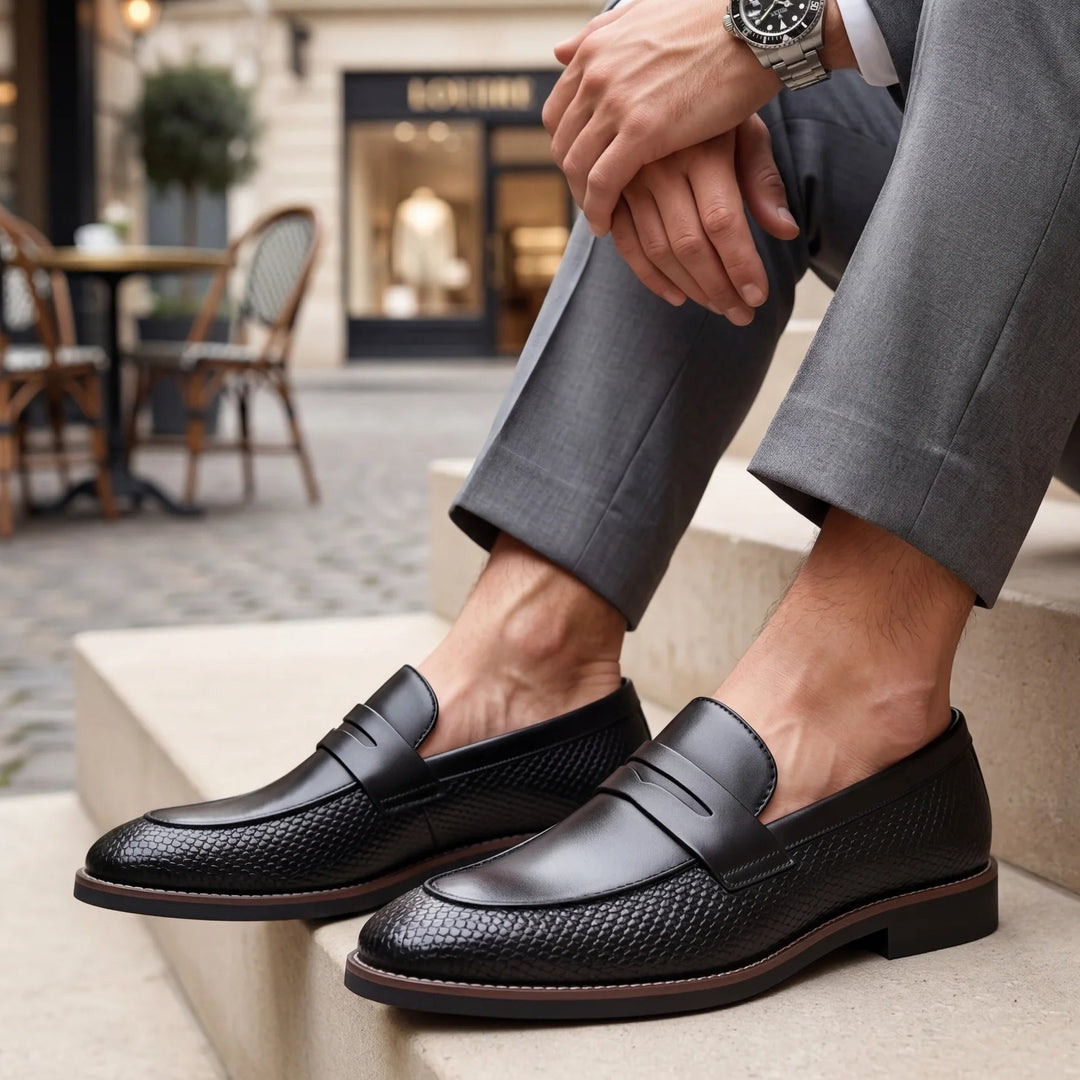 Marcelli Leather Loafers
