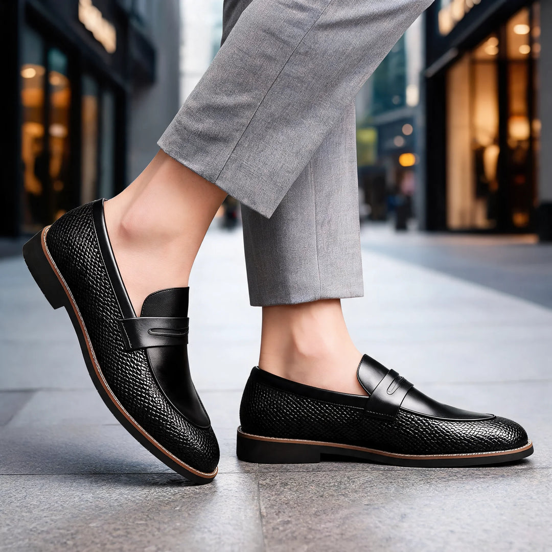 Marcelli Leather Loafers