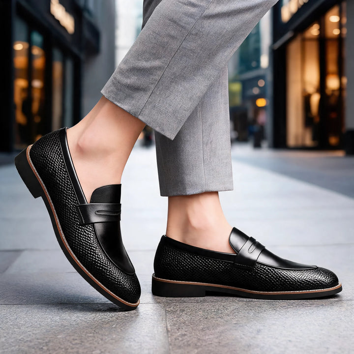Marcelli Leather Loafers