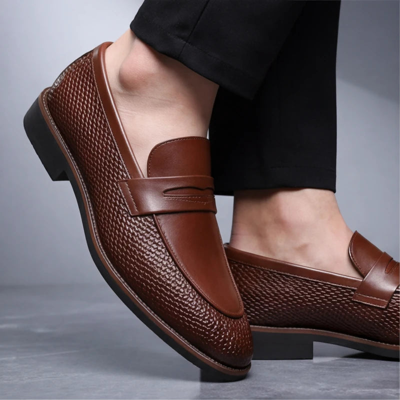 Marcelli Leather Loafers